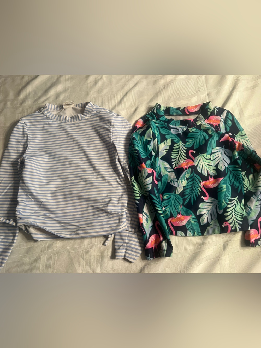 Toddler girl rash guards/ swim tops size 4T